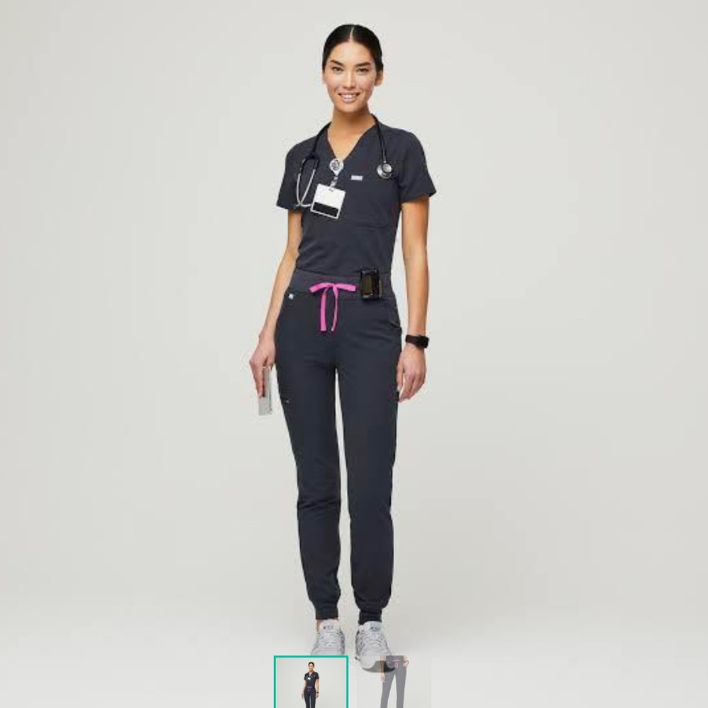 Figs women’s scrub pants night sky small tall
